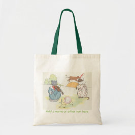 De kat en de fistel tote bag