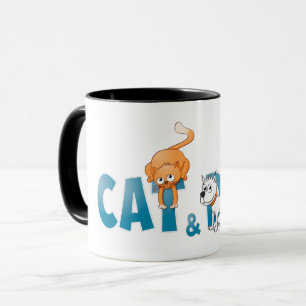 De kat en de hond. koffiemok mok