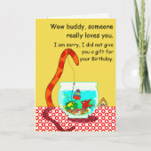 De kat en de Kaart van de Verjaardag van de Kom (Voorkant)