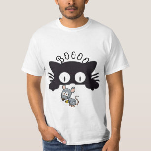 De kat en de muis en hun lange verhaal t-shirt