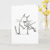 De kat en de viool Kaart (Gele Bloem)