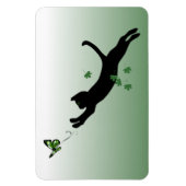 De kat en de vlinder magneet (Verticaal)