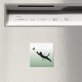 De kat en de vlinder magneet (Insitu (Vaatwasser))