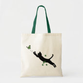 De kat en de vlinder tote bag (Voorkant)
