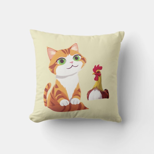 De kat en het Sierkussen (Voorkant)