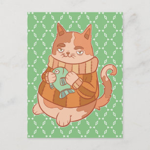 De Kat en Vis Briefkaart