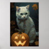 De kat en zijn pompoen poster (Voorkant)