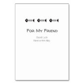 De kat Friends Cute Pun Kaart (Achterkant)