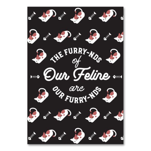 De kat Friends Cute Pun Kaart (Voorkant)