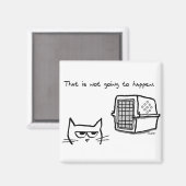 De kat gaat NIET naar de Vet Magneet (Voorkant / Achterkant)