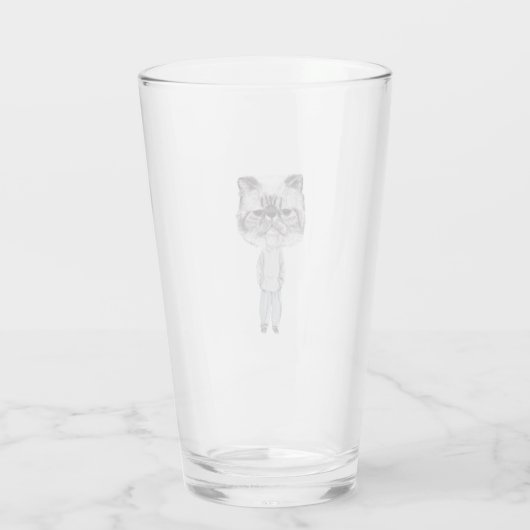 De kat glas (Achterkant)