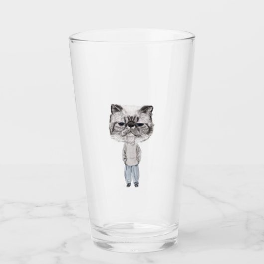 De kat glas (Voorkant)