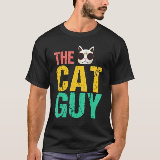De kat Guy Animal T-shirt (Voorkant)