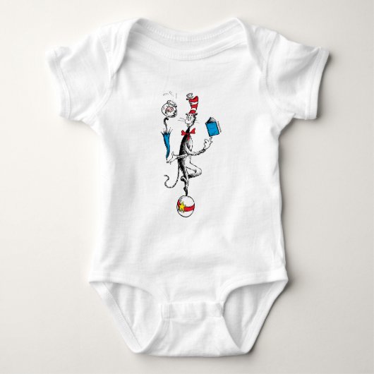 De Kat in de Hoed Balansact Romper (Voorkant)