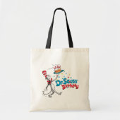 De Kat in de Hoed | Dr. Seuss' Verjaardag Tote Bag (Voorkant)