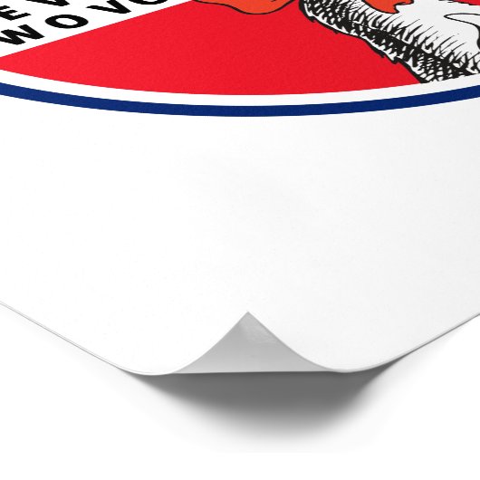 De Kat in de Hoed | Eén Stem, Twee Stem Poster (Hoek)