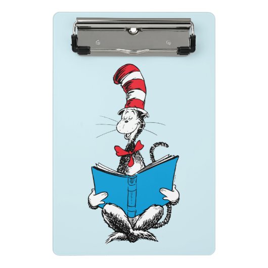 De Kat in de Hoed Leest Mini Klembord (Voorkant)