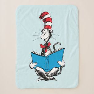 De Kat in de Hoed Leest Sherpa Deken