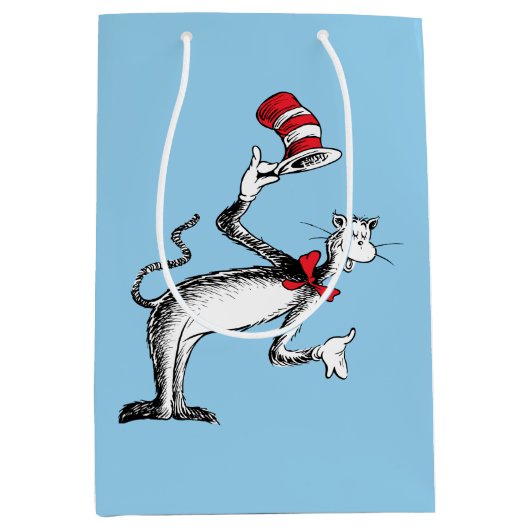 De Kat in de Hoed Neemt Afscheid Medium Cadeauzakje (Voorkant)