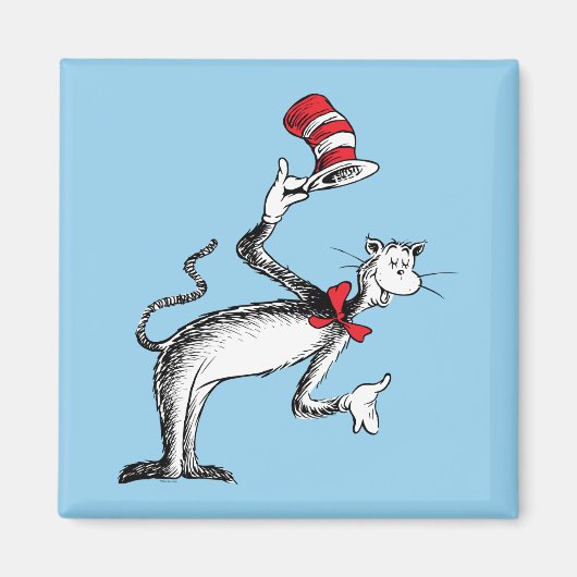 De Kat in de Hoed Neemt Een Buiging Magneet (Voorkant)