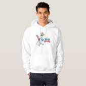 De kat in de Pet| Dr. Seuss Birthday Hoodie (Voorkant volledig)