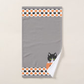 De kat in de pompoen badkamer handdoek set (Handdoek)