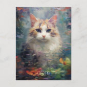 De kat in het bos briefkaart (Voorkant)