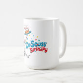De kat in het Pet | Dhr. Seuss Birthday Koffiemok (Voorkant rechts)
