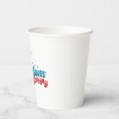 De kat in het Pet | Dhr. Seuss Birthday Papieren Bekers (Achterkant)