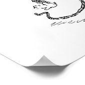 De kat in het Pet | Dhr. Seuss Birthday Poster (Hoek)