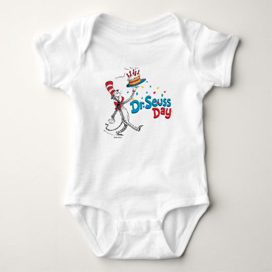 De kat in het Pet | Dr. Seuss Day Romper (Voorkant)