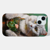 De kat is de tuinman Case-Mate iPhone case (Achterkant (horizontaal))