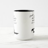 De kat is een Jerk Coffee-Mok Mok (Midden)