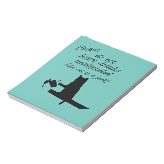 De kat is een Jerk Notitieblok (Linkerzijde)