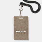 De Kat Is Nog Steeds Wild Badge (Achterkant met lanyard)