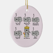 De kat keramisch ornament (Rechts)