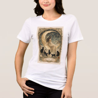 De Kat Lady-01 Tri-Blend Shirt