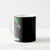 De Kat Liefhebber Elf Kerst Familie Matching Xmas  Koffiemok (Voorkant links)