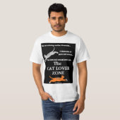 "De Kat Liefhebber Zone" Retro Kat Liefhebber T-shirt (Voorkant volledig)