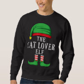 De Kat Lover Elf-kerstgroep Trui (Voorkant)