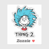 De Kat met de Hoed | Ding twee Sticker (Vel)