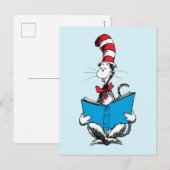 De Kat met de Hoed Leest Briefkaart (Voorkant / Achterkant)