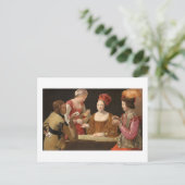 De kat met de lui van de lul, La Tour Briefkaart (Staand voorkant)