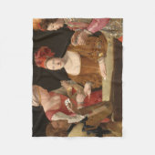 De kat met de lui van de lul, La Tour Fleece Deken (Voorkant)