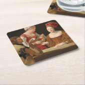 De kat met de lui van de lul, La Tour Kartonnen Onderzetters (Schuin)