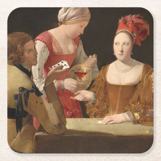 De kat met de lui van de lul, La Tour Kartonnen Onderzetters (Voorkant)