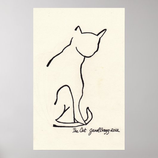 De kat poster (Voorkant)