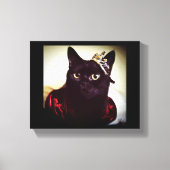 De Kat prinses Canvas Afdruk (Voorkant)