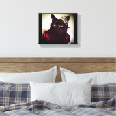 De Kat prinses Canvas Afdruk (Insitu (Slaapkamer))