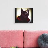 De Kat prinses Canvas Afdruk (Insitu (Woonkamer))